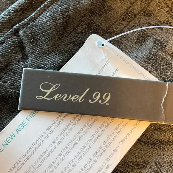 Level 99 Charcoal Patterned Skinny Pants - Picture 6 of 11